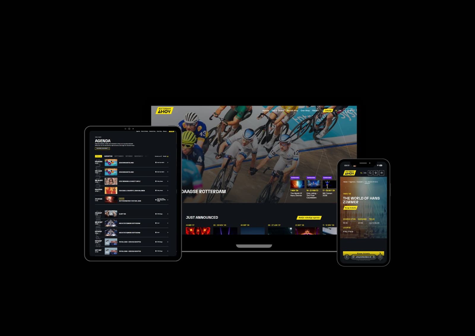 Ahoy lanceert nieuwe website: moderner, dynamischer en persoonlijker